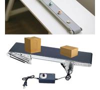 Adjustable Speed Tabletop Conveyor for Student Friction Experiments & Educational Equipment - Ideal for Physics Labs & Interactive Learning Activities