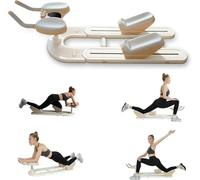 Adjustable Spinal Stretcher with Timer, 3 Height Positions, 100 kg Capacity, for Back Pain Relief & Ab Workout