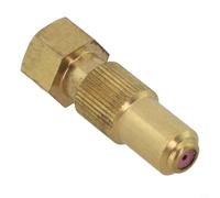 Adjustable Spray Nozzle High Pressure Misting Head Copper Garden Sprayer Tip for Agricultural Irrigation and Pottery Watering Wand Attachment(1.5 hole)