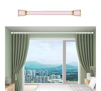 Adjustable Spring Tension Curtain Rod 40500cm No Drill Stainless Steel for Indoor/Outdoor Use Easy Install Shower & Room DividerPink 410500cm Size