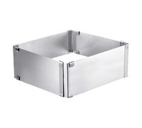 Adjustable Square Cake Frame in Stainless Steel H 8 Cm - EVA - Springform Pan