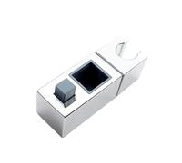 Adjustable Square Shower Head Holder - Replacement Rack for Bathroom Slide Bar Riser Rail and Shower Accessories - Easy Install Universal Fit
