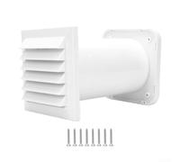 Adjustable Square Wall Vent 100mm ABS Two-Way