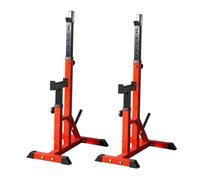 Adjustable Squat Rack Bench Press Stand Barbell Rack with Triangular Frame for Home Gym Fitness