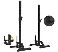 Adjustable Squat Rack Weight Lifting Bench Press Dip Stands Squat Rack Home Barbell Rack Adjustable Barbell Rack Split S