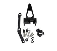 Adjustable Stabilisers for MT-09 For MT09 For FZ09 For FZ-09 For XSR900 Motorcycle Adjustable Stabilizer Steering Damper With Bracket Mount(Black Bracket Mount)