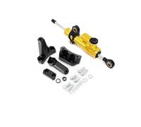 Adjustable Stabilizer Bracket CNC Motorcycle Steering Damper Stabilizer Bracket For Kawasaki For Ninja 400 For Ninja400 2018-2024 Buffer Mounting Support Kit Steering Damper(SET 6)