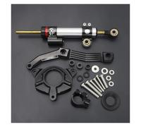 Adjustable Stabilizer Bracket CNC Motorcycle Steering Damper Stabilizer Bracket For KAWASAKI For Z1000 Z 1000 2010-2013 Buffer Mounting Support Kit Steering Damper(SET 2)