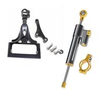 Adjustable Stabilizer Bracket CNC Motorcycle Steering Damper Stabilizer Bracket For KAWASAKI For Z750 Z 750 2003-2009 Buffer Mounting Support Kit Steering Damper(SET 2)