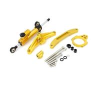 Adjustable Stabilizer Bracket Motorcycle Adjustable Steering Damper For FZ1 For FAZER 2006-2015 Buffer Stabilizer Bracket Mounting Kit CNC Aluminum Alloy Steering Damper(SET 3)