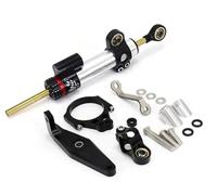 Adjustable Stabilizer Bracket Motorcycle CNC Steering Damper Stabilizer Mounting Bracket For MT 09 MT09 MT-09 SP 2021-2023 Buffer Adapter Kit Steering Damper(SET 7)