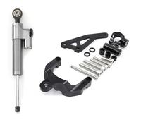 Adjustable Stabilizer Bracket Motorcycle Steering Damper Stabilizer Mounting Bracket For Suzuki GSR750 GSR 750 GSR-750 2011-2015 Buffer Linear Adjustable Steering Damper(SET 5)