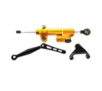 Adjustable Stabilizer for Moto For Ducati For Monster 950 Monster 937 2021 2022 2023 Motorcycle Steering Stabilizer Shock Mount Motorcycle Mounting Bracket Motorbike Shock Absorber Damper(Black-A)