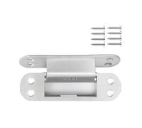 Adjustable Stainless Concealed Recessed Installation Quiet Left/Right Hand for Wooden Security Doors Flame-Resist Door Concealed Hinge