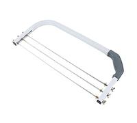 Adjustable Stainless Steel Cake Cutter Leveler Baking Tool for Professional and Home Bakers Bright White 20.5x8.7x1.2inch