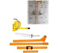 Adjustable Stainless Steel Clamp with Hand Winch 150kg Capacity - Efficient Lifting and Support Tool for Installation Climate Control and Heavy Duty Applications