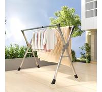 Adjustable Stainless Steel Clothes RackAntiSlip Indoor/Outdoor Garment Hanger SpaceSaving Reced Design for Clothes & Socks Durable & Stylish rage Solution
