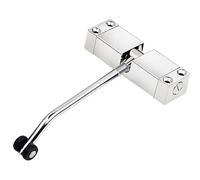 Adjustable Stainless Steel Door Closer - Mute Automatic Closing Device for All Door Types Easy Install Pulley System Adjustable Force for Quiet Operation