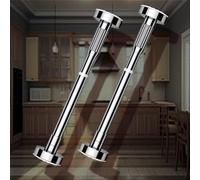 Adjustable Stainless Steel Drill-Free Support Poles for Undermount Kitchen Sink Repair Kit - Heavy-Duty 20" & 32" Legs Perfect for Stable Basin Support