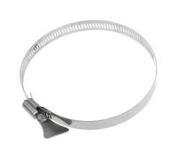Adjustable Stainless Steel Duct Clamps Hose Clamp Pipe Clamp Air Ducting Clamp Worm Drive Hose Clamp 50/75/100/150/200mm(75mm)