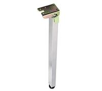 Adjustable Stainless Steel Folding Table Legs, Telescopic Bar Support Column, 30-150cm Height, Durable Furniture Feet, 45cm (17.7in) Silver Finish, Ideal for DIY Projects