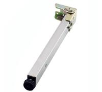 Adjustable Stainless Steel Folding Table Legs - Telescopic Metal Base, Height 30-150cm, Push-Pull Mechanism, Silver Finish, 80cm Size - Ideal for DIY Projects & Outdoor Use