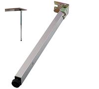 Adjustable Stainless Steel Furniture Legs, Square Foldable Design, Telescopic Support Feet, 50cm Height, Perfect for Sofas, Tables & Home Improvement