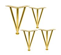 Adjustable Stainless Steel Furniture Legs, Triangular Table Feet, Sofa Legs for Bathroom Cabinets, Dressers & Wardrobes, 4 Pack, Load Capacity 800 Kg, Height 20cm/8in