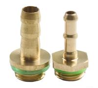 Adjustable Stainless Steel Garden Sprayer Wand with Lockable Handle, Brass Barbs for 1/4in & 3/8in Hoses, 29-Inch Continuous-Use Spray Tool for Y(2PCS 1/4IN)