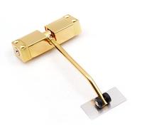 Adjustable Stainless Steel Gate Spring Closer, 20-40KG Heavy Duty Door Hardware, Surface Mounted, Brushed Gold Finish for Wooden Gates, & Reliable Latch.