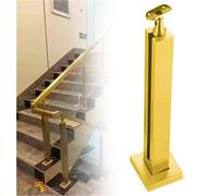 Adjustable Stainless Steel Glass Railing s 60-120 cm, High Strength Baluster Columns for Indoor Fences, A-MID, 115 cm Height, and Stylish Design