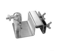 Adjustable Stainless Steel Gutter Mount Bracket For S220 Camera And For Arlo Pro Solar Panel, 1/4-20 Thread Open-air Mounting Bracket For Security