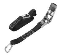 Adjustable Stainless Steel Ratchet Luggage Strap for Suitcases Black | Metal and Polyester Build, Securing Luggage and Briefcases, Versatile Length, Easy to Use Random Style