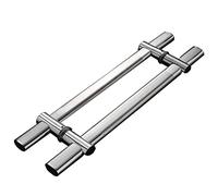 Adjustable Stainless Steel Shower Door Handle, 47.2in Push Pull Barn Style, Sl nd Durable Hardware for Modern Glass Bathroom Doors