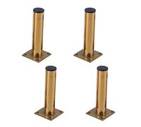 Adjustable Stainless Steel Sofa LegsSet of 4 1018 cm Height Durable Gold Metal Furniture Feet for Center Tables & Beds 120mm/100mm Options