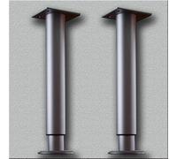 Adjustable Stainless Steel Undermount Sink Brackets - 2 Pcs Support Legs, Multi-Size (16.5" - 30"), Durable Grey Finish for Easy Installation and Stability