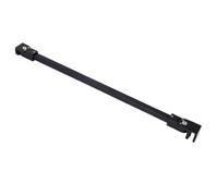 Adjustable Stainless Steel Wall Mount Bracket for Frameless Shower Glass, 8-10mm, Black Support Bar, 100CM Length, Ideal for Modern Bathrooms.