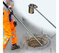 Adjustable Stainless Steel Water Sampling Device 500/1000ml Emergency Liquid Collector 8.2ft River Sampler Tool for Easy Liquid Acquisition and Sampling