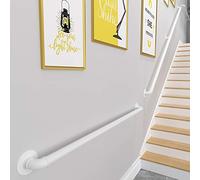 Adjustable Stair Railing Safety Support Bar for Indoor and Outdoor Steps, Wrought Iron Metal Design