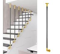 Adjustable Stair Railing System Durable Iron Handrail with Secure Screws for Enhanced Safety on Various StaircasesPerfect for Home and Office Use