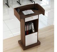 Adjustable Stand with Der & 2, Classroom & Conference Speaking Equint, Ideal for School, Church, and Professal Events