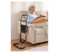 Adjustable Standing Assist for Seniors - Lightweight Mobility Support Grab Bar with Storage Bag, Portable Sit to Stand Aid for Chair, Bed, Toilet Safety