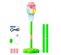 Adjustable Standing Bubble Machine - 60cm Remote Control Bubbles Blowers, Light Effect Toy Devices, Outdoor Bubble's Generator | Standings for Party Backyard Beach Pool Park Wedding Use
