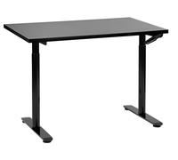 Beliani Manual Adjustable Standing Desk Destinas 120 Cm 72 Cm Black