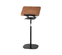 Adjustable Standing Desk with Anti-Slip Wood Top for Laptops and Reading in Bed or Sofa