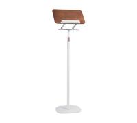 Adjustable Standing Desk with Anti-Slip Wood Top for Laptops and Reading in Bed or Sofa