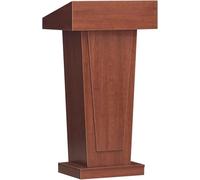 Adjustable Standing Pulpit Podium With Storage Shelf - Ideal For Conferences Weddings Presentations & Professional Debates - Versatile Speaker Desk (color: Color1) Color1