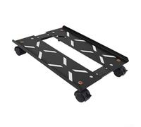 Adjustable Steel Computer Tower Stand, Mobile Computer Case Holder With Locking Casters Rolling Cart Base For Desktop Computers Storage(1)