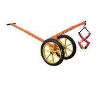 Adjustable Steel Lifter Dolly with Clamp Heavy-Duty Plate Jaw for Transporting Concrete Blocks & Stone Slabs Equipped with Smooth Rolling Wheels