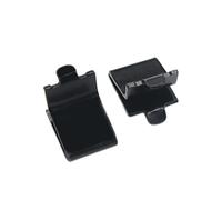 Adjustable Steel Pilaster Shelf Clip Support, Shelving Bracket Clips for Metal and Wood Shelves (14, Black)